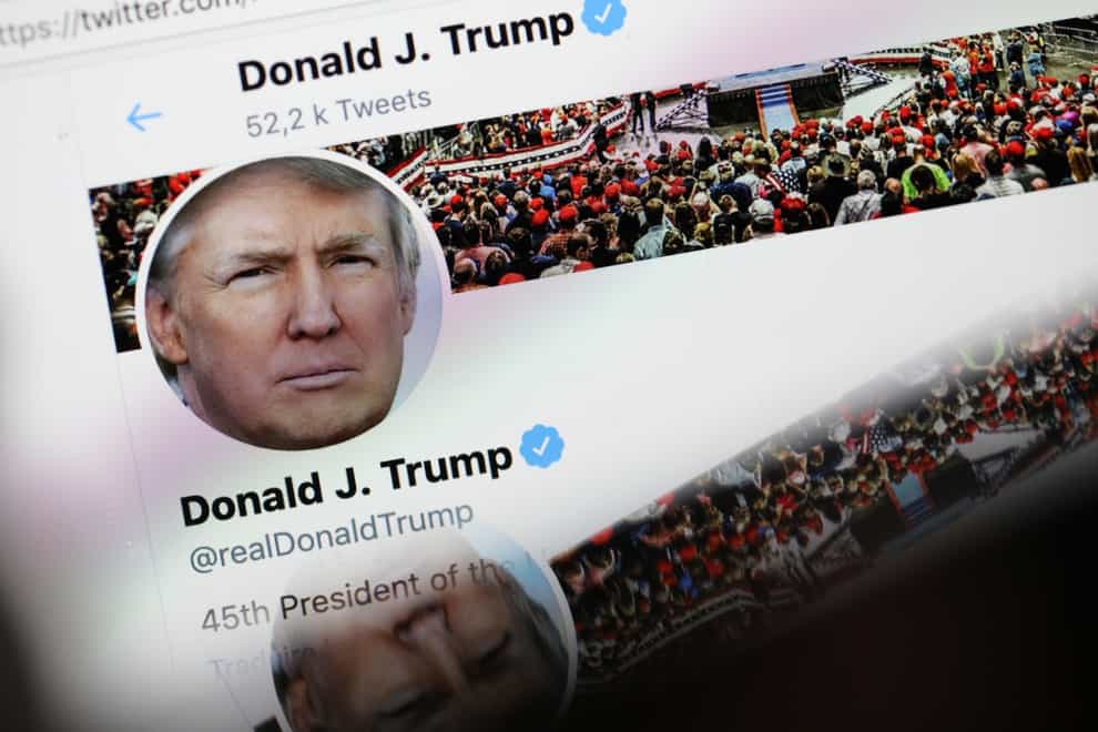 Trump's campaign accused Twitter of censoring him after the tribute to Floyd was taken down