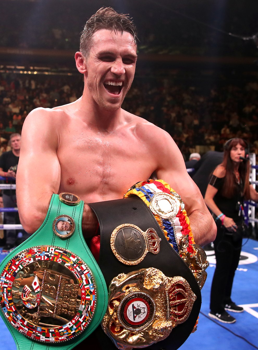 Callum Smith is the WBA 'Super' super-middleweight champion and holder of the Ring Magazine belt (Nick Potts/PA)