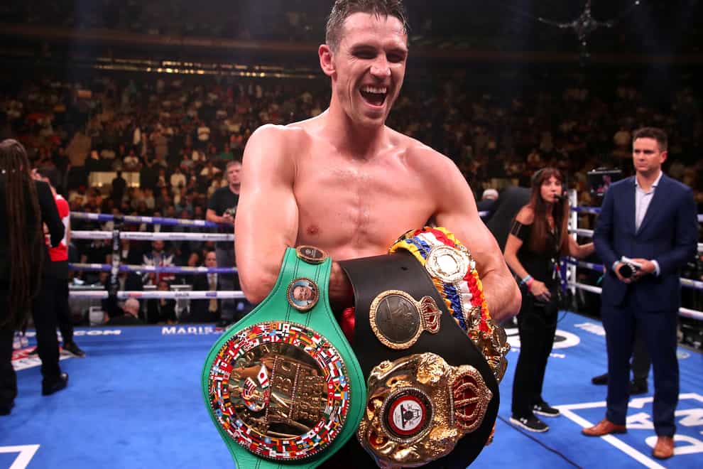 Callum Smith is the WBA 'Super' super-middleweight champion and holder of the Ring Magazine belt (Nick Potts/PA)
