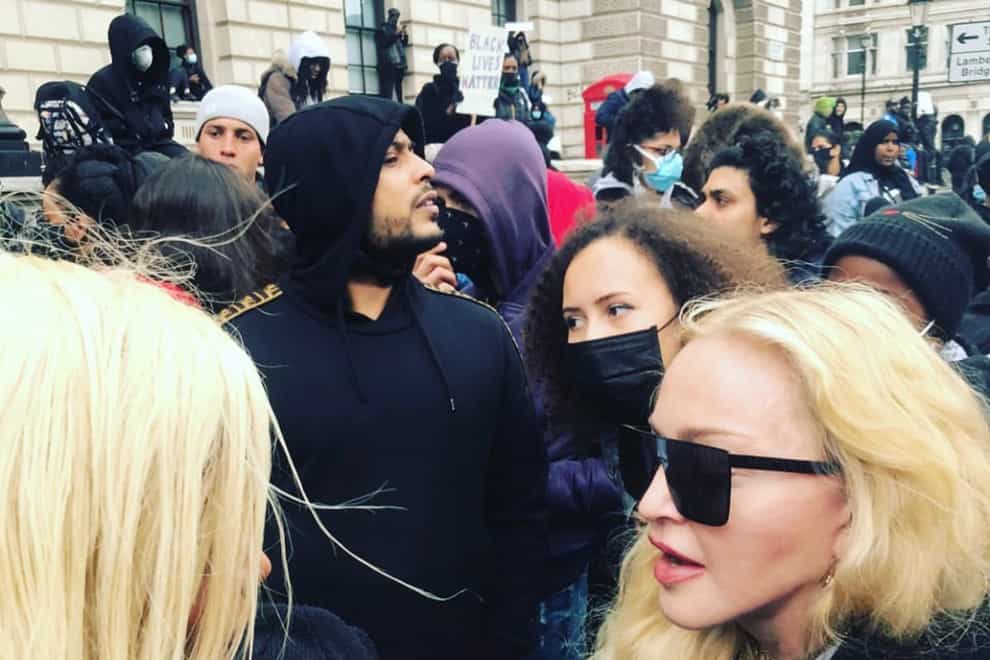 Madonna took part in the 'Black Lives Matter' protest in London