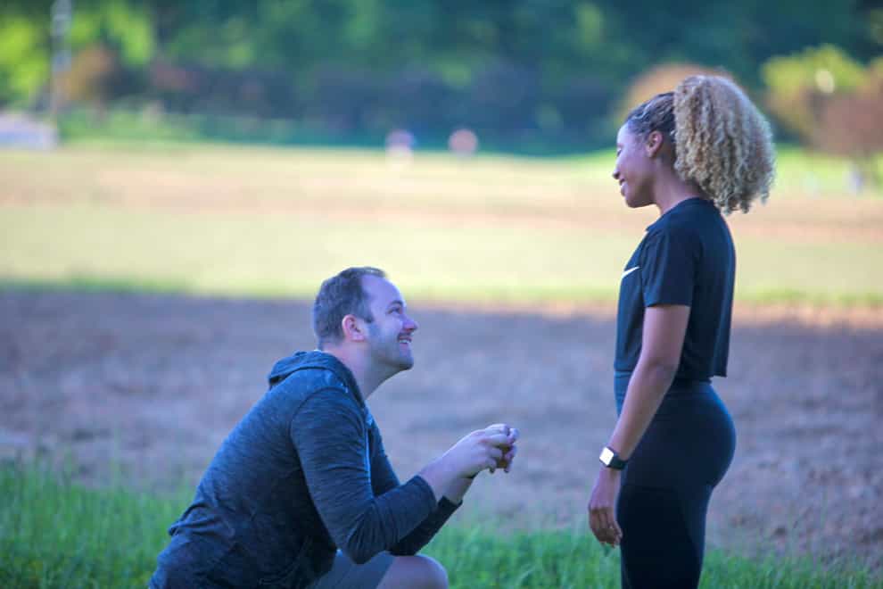 Short released a series of photos of her proposal from physician Cody Krueger 