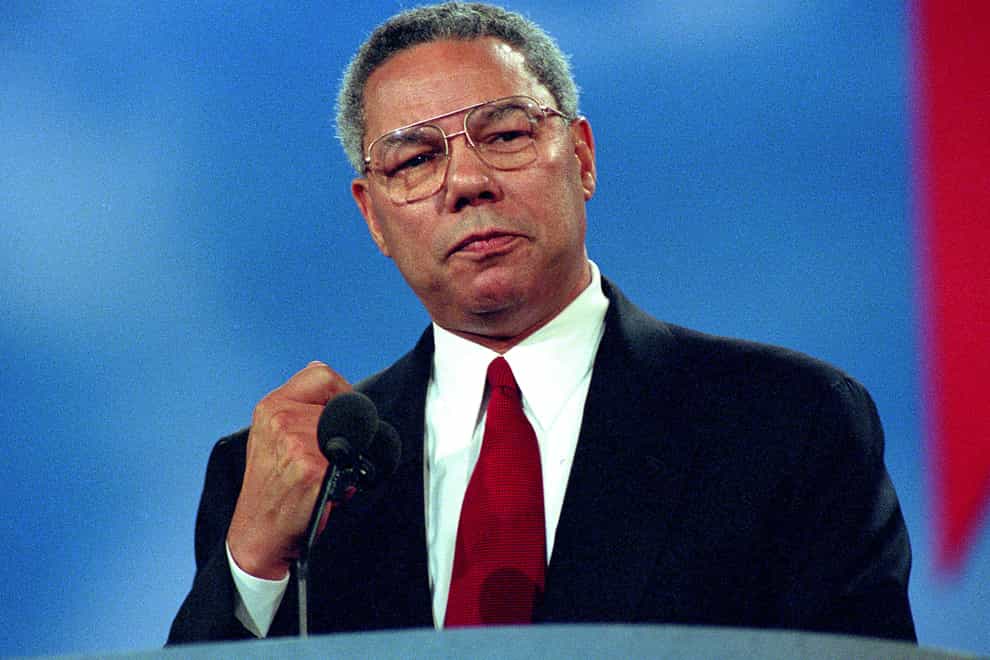 Colin Powell has pledged his support for Joe Biden