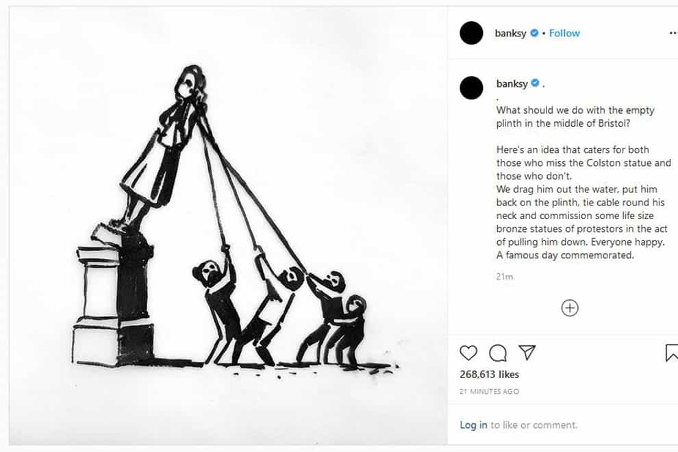 Banksy's Black Lives Matter suggestion