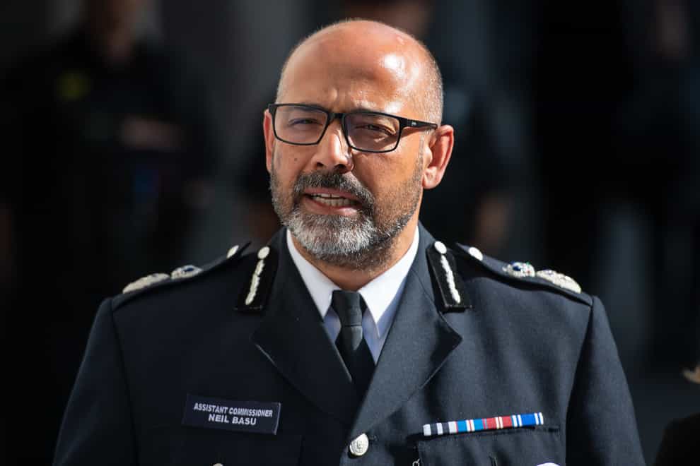 Met Police Assistant Commissioner Neil Basu has called on his colleagues to 'stand up to racists' 