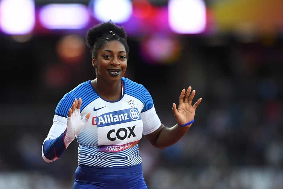 Kadeena Cox says she tries to educate her team-mates about racism