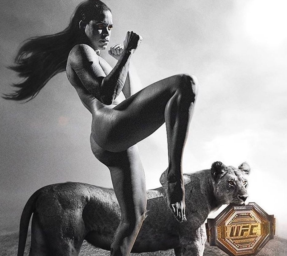 Amanda Nunes has sent fans into meltdown after sharing an updated picture from her 2019 ESPN shoot