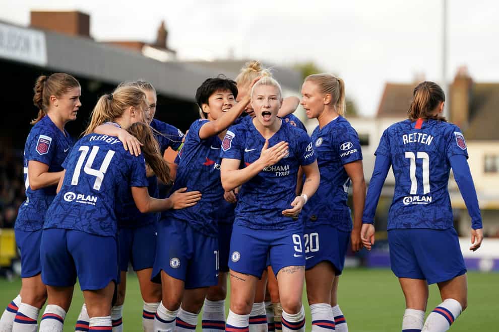 Chelsea were announced WSL champions last Friday 