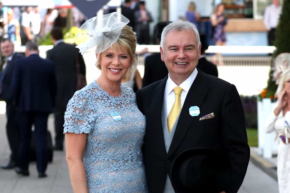 Eamonn Holmes with his wife Ruth Langsford at last year's Derby in Epsom