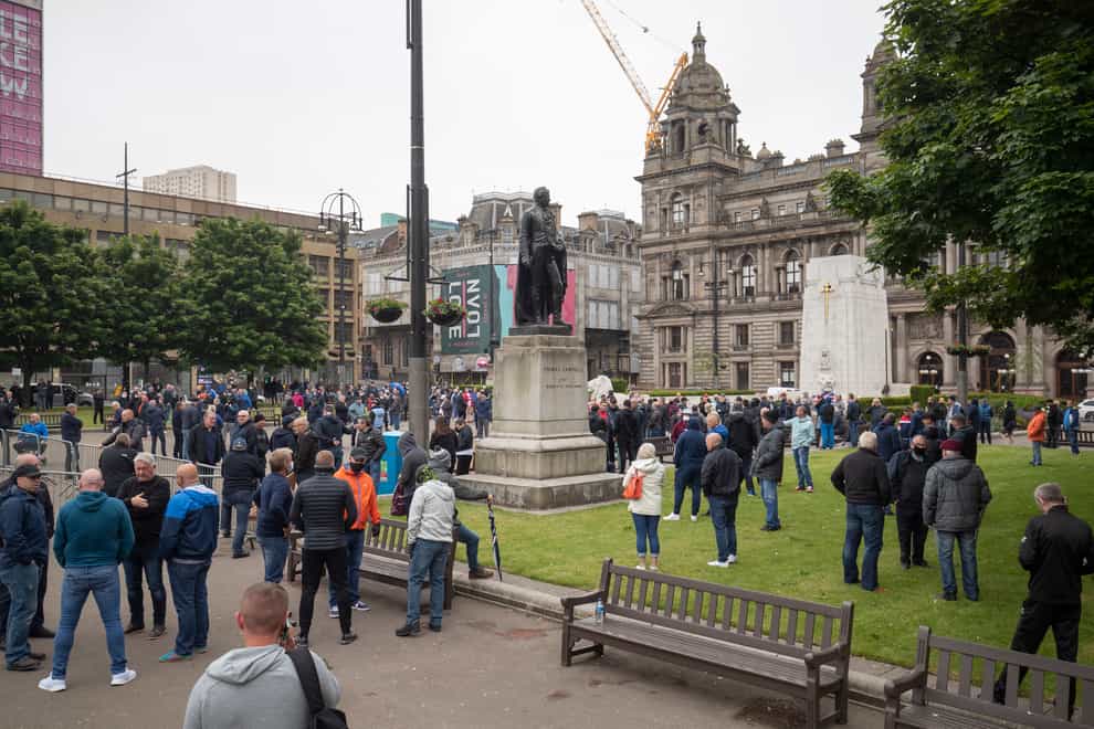 Glasgow protest