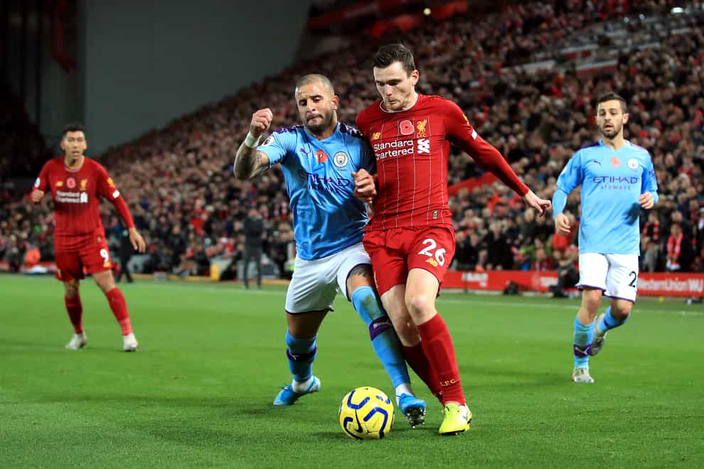 Liverpool are set to take Manchester City's Premier League crown