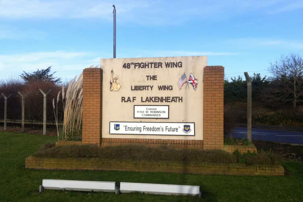 RAF Lakenheath (Emma Sword/PA)