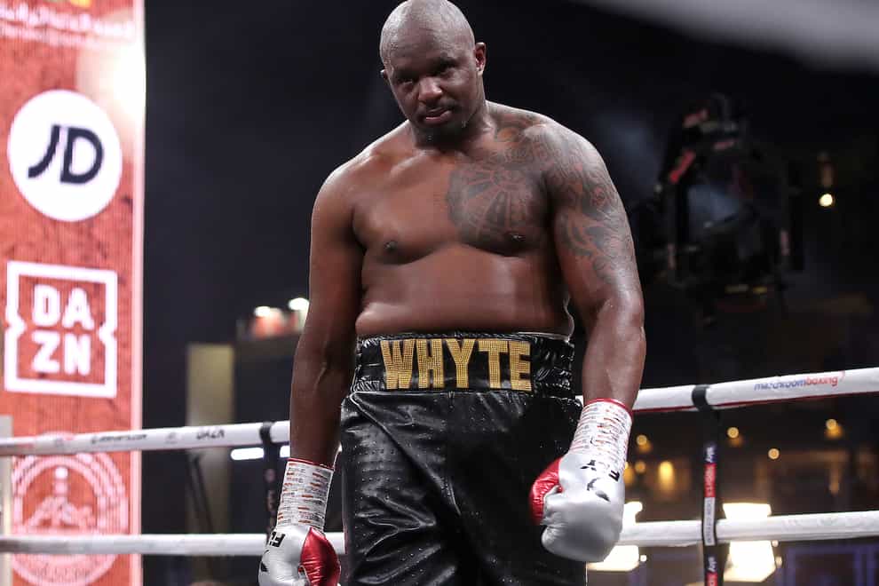 Whyte has been number one in the WBC's rankings for more than 1000 days