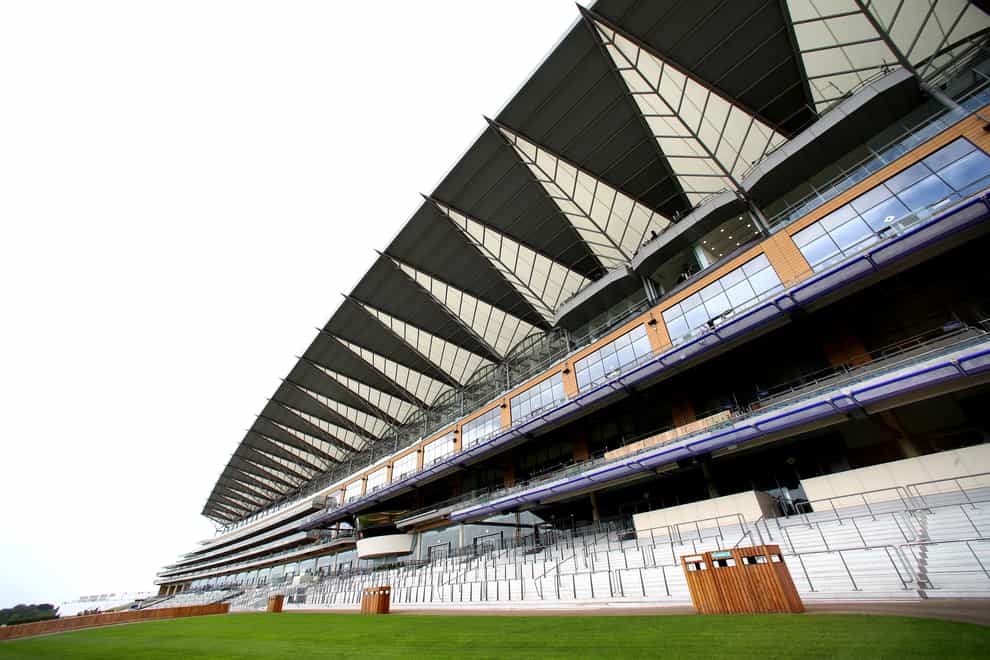 Normally packed grandstands at Royal Ascot were empty on Tuesday