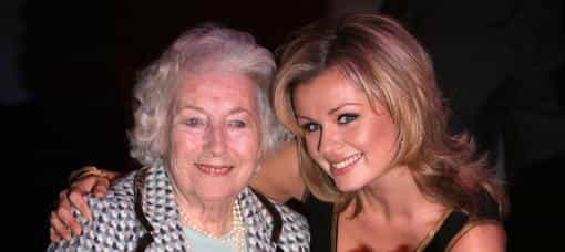 Current Forces Sweetheart Katherine Jenkins and Dame Vera Lynn on her 90th birthday