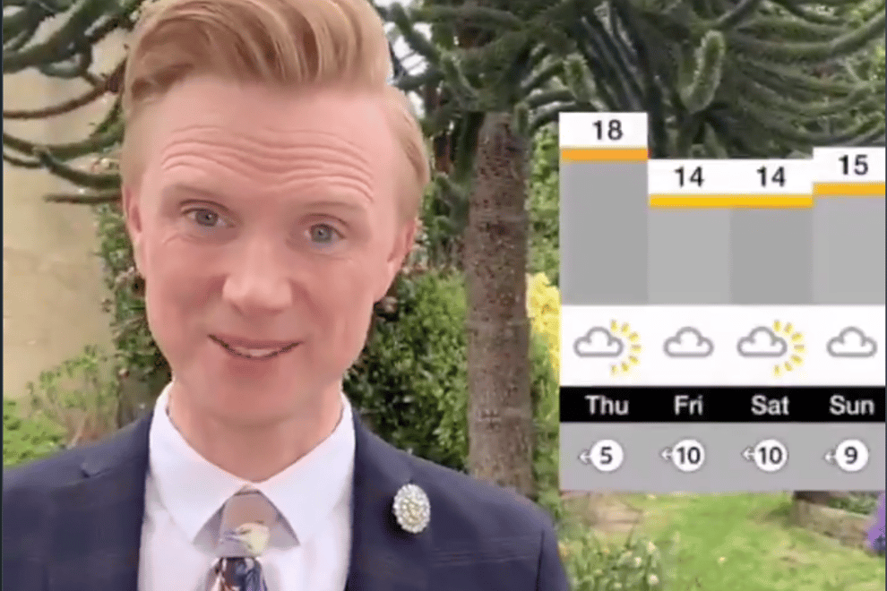 The BBC weatherman has showed off his drumming skills again