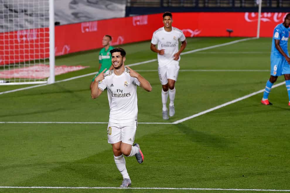 Marco Asensio scored on his return from injury