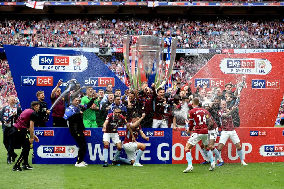 The play-off final will take place at Wembley in August