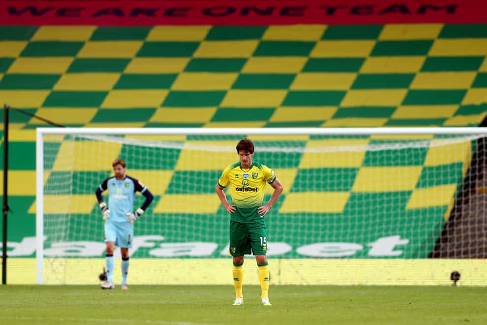 Timm Klose endured a tough return with Norwich