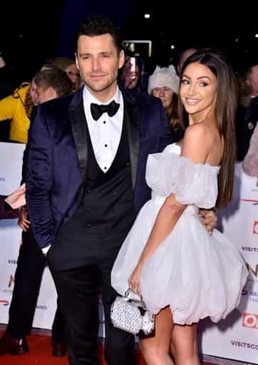 Mark Wright with his actress wife - and potential Wag - Michelle Keegan