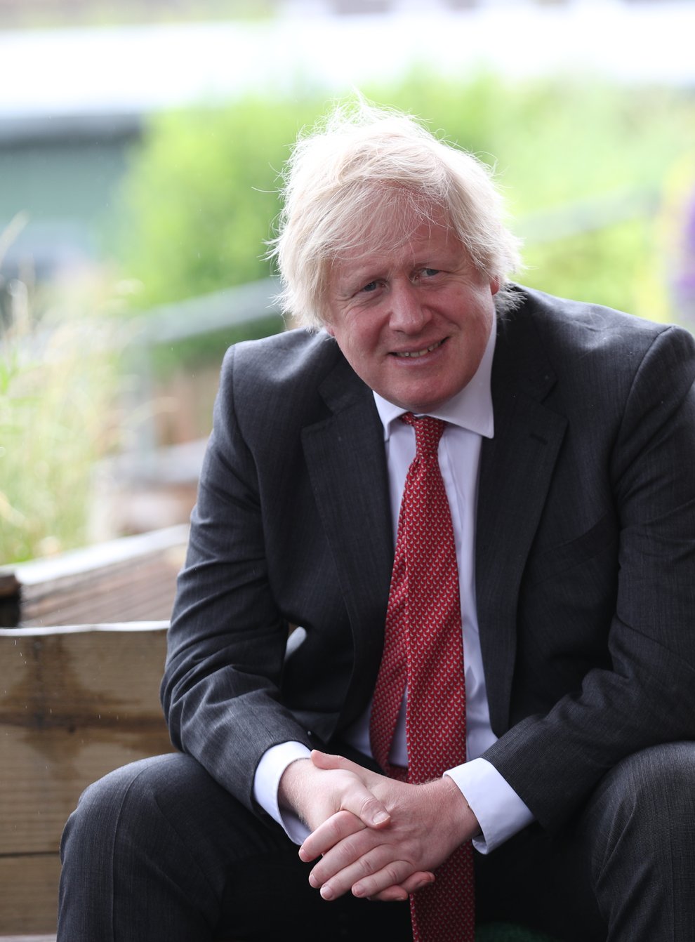 Boris Johnson said he has been changing a lot of nappies since the arrival of his son 