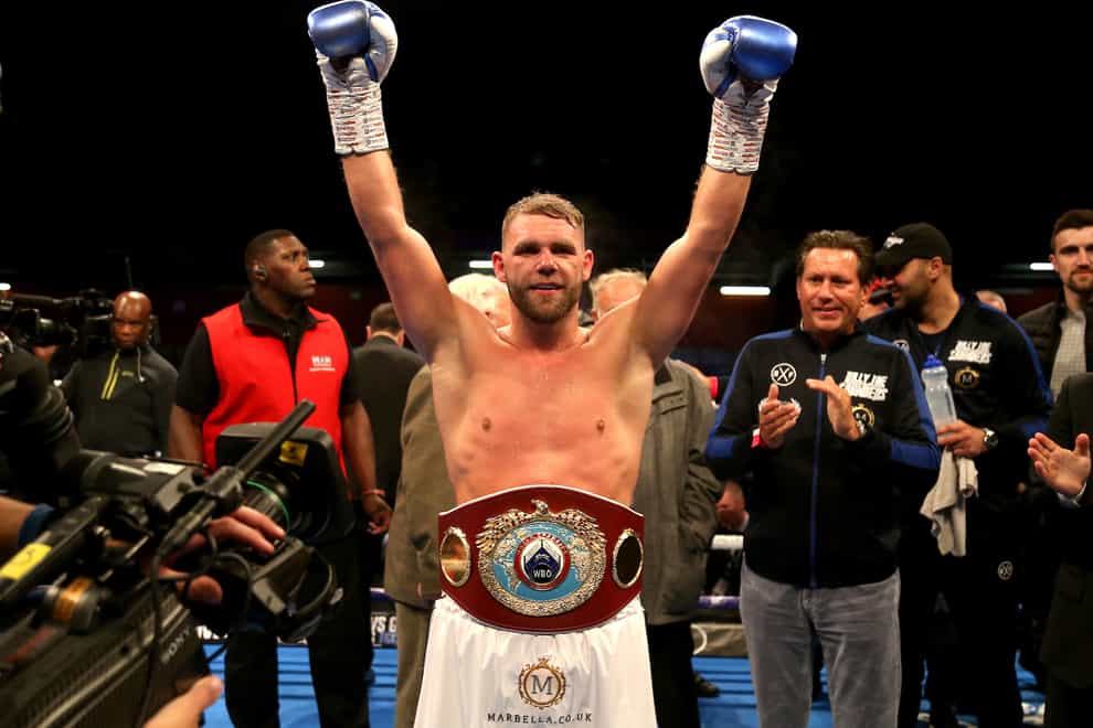 Saunders is the current WBO world super-middleweight champion