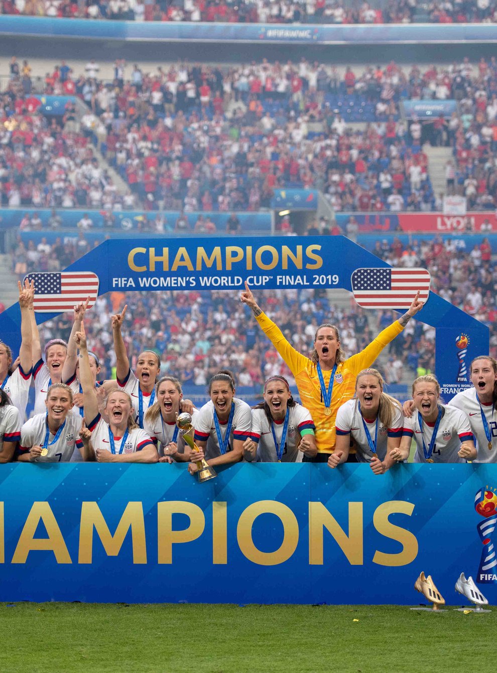 The US women's soccer team have been fighting for equal pay since before they retained the World Cup last year