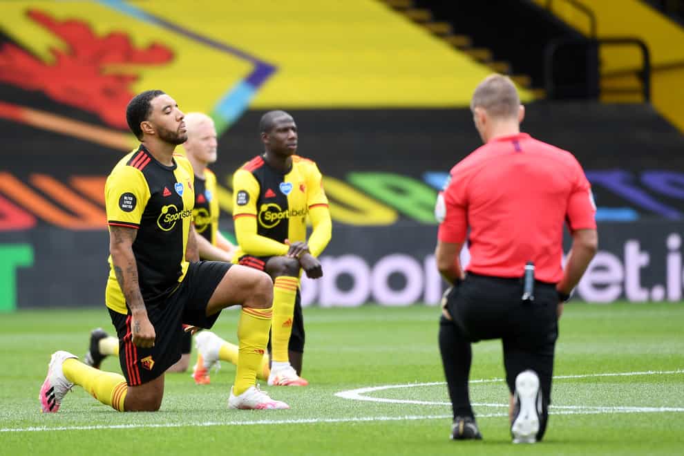 Watford’s Troy Deeney has thanked the Premier League for its support