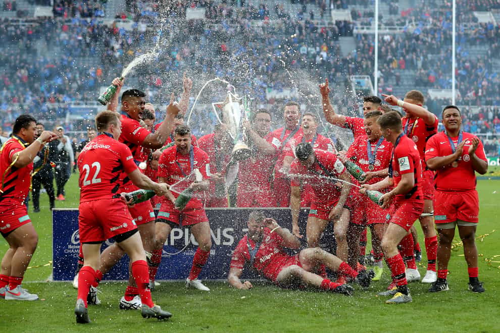 Saracens beat Leinster in last season's Champions Cup final