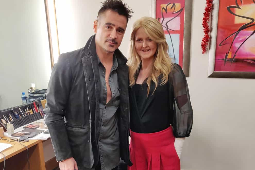 Emma Fogarty with Colin Farrell