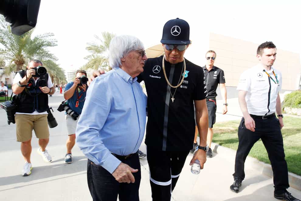 Hamilton criticised Ecclestone for his comments about black people