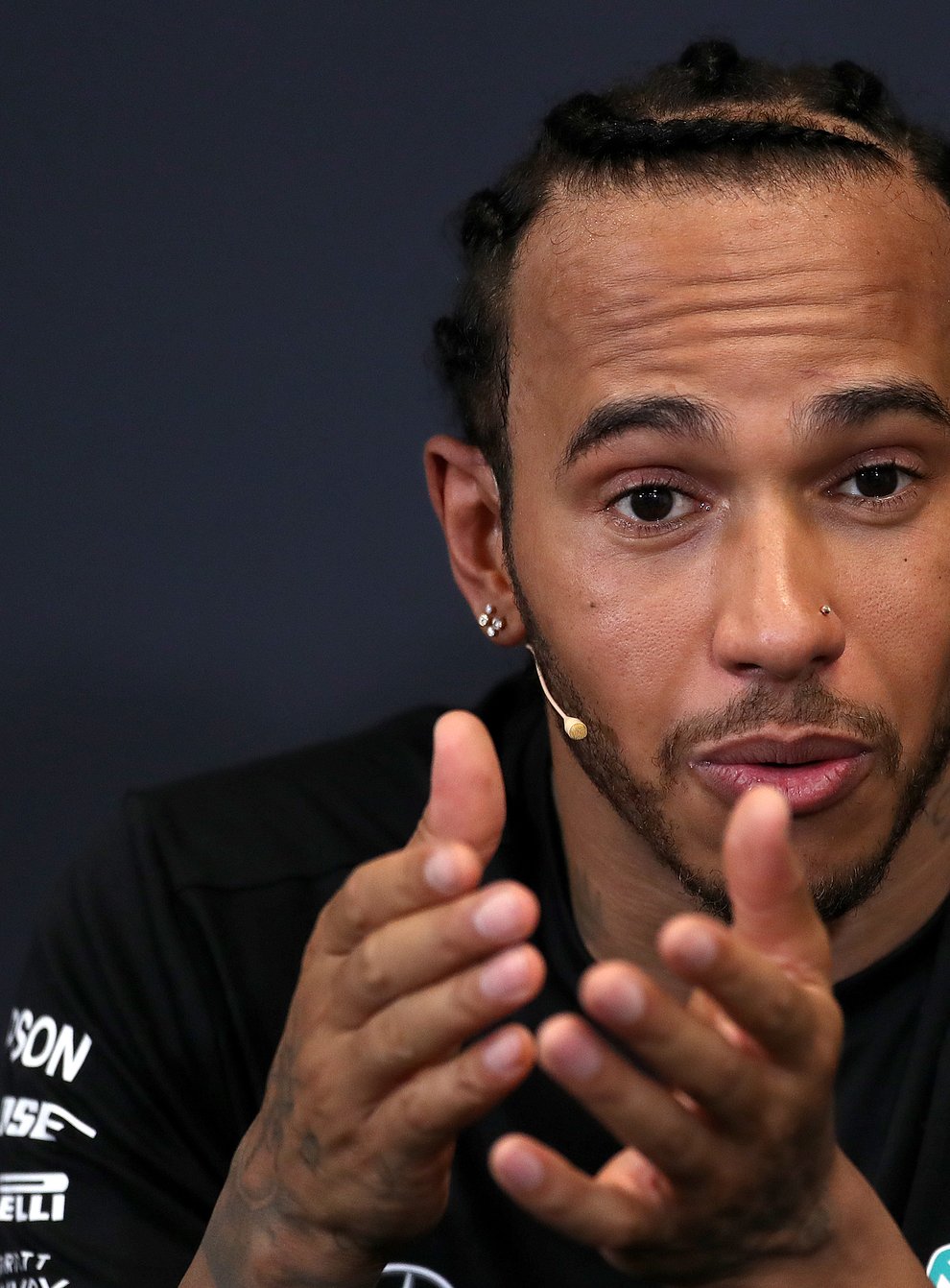 Lewis Hamilton's Mercedes will have a black livery for the 2020 season