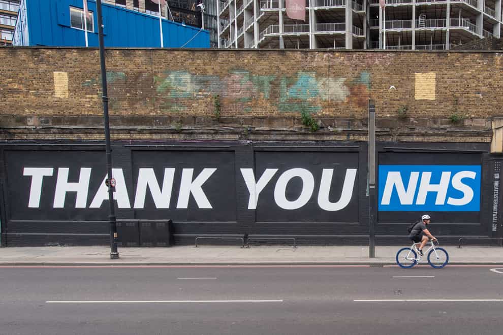 NHS tribute mural