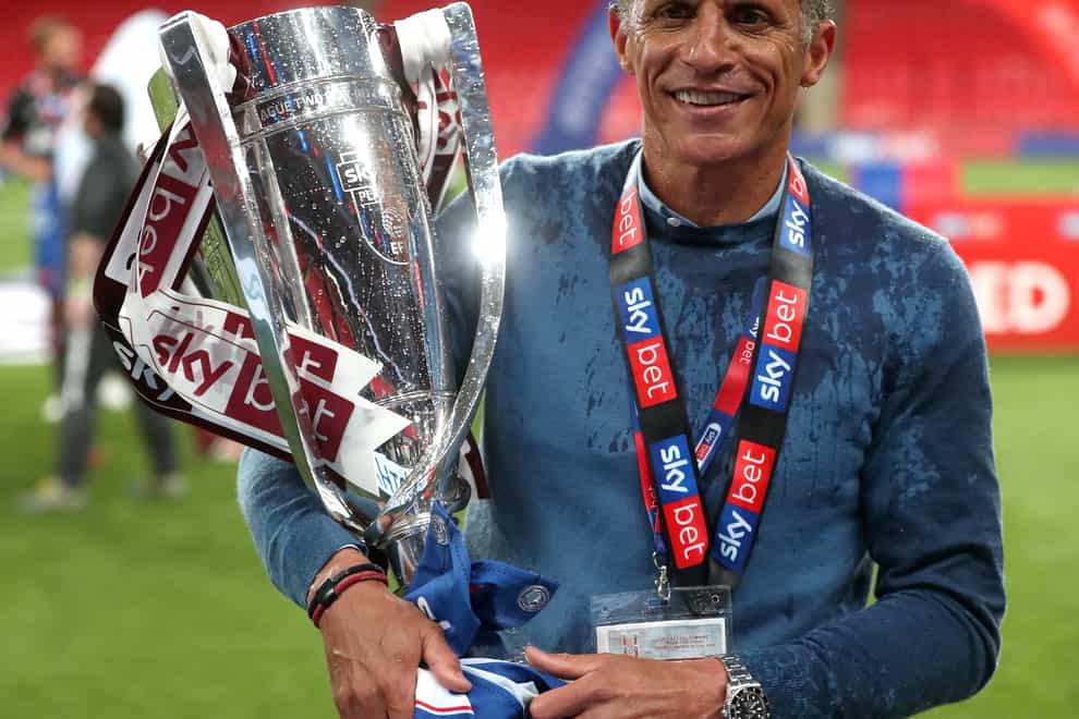 Keith Curle is celebrating his first promotion as a manager
