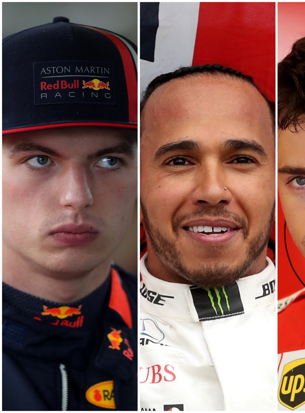 Max Verstappen, Lewis Hamilton and Charles Leclerc are among the contenders for the F1 title