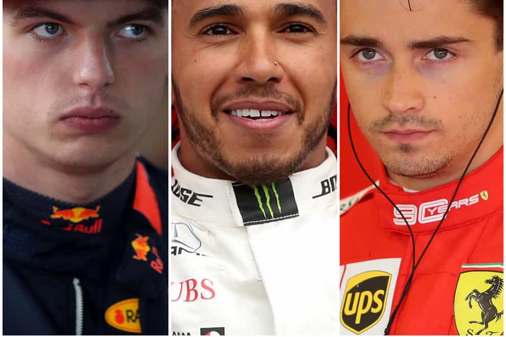 Max Verstappen, Lewis Hamilton and Charles Leclerc are among the contenders for the F1 title
