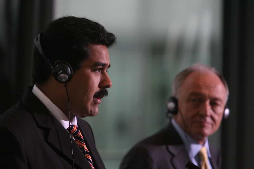 Nicolas Maduro with then mayor of London Ken Livingstone in 2007