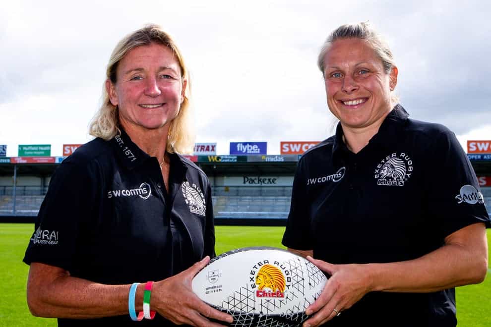 Head coach Susie Appleby, left, and assistant coach Amy Garnett have signed six players