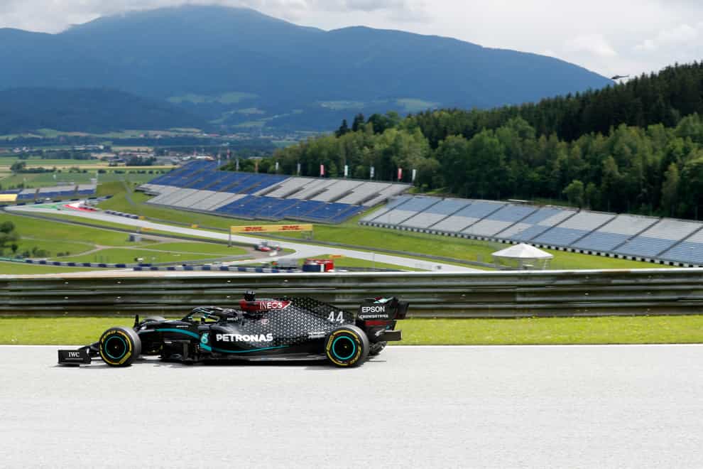 Lewis Hamilton set the pace in Austria
