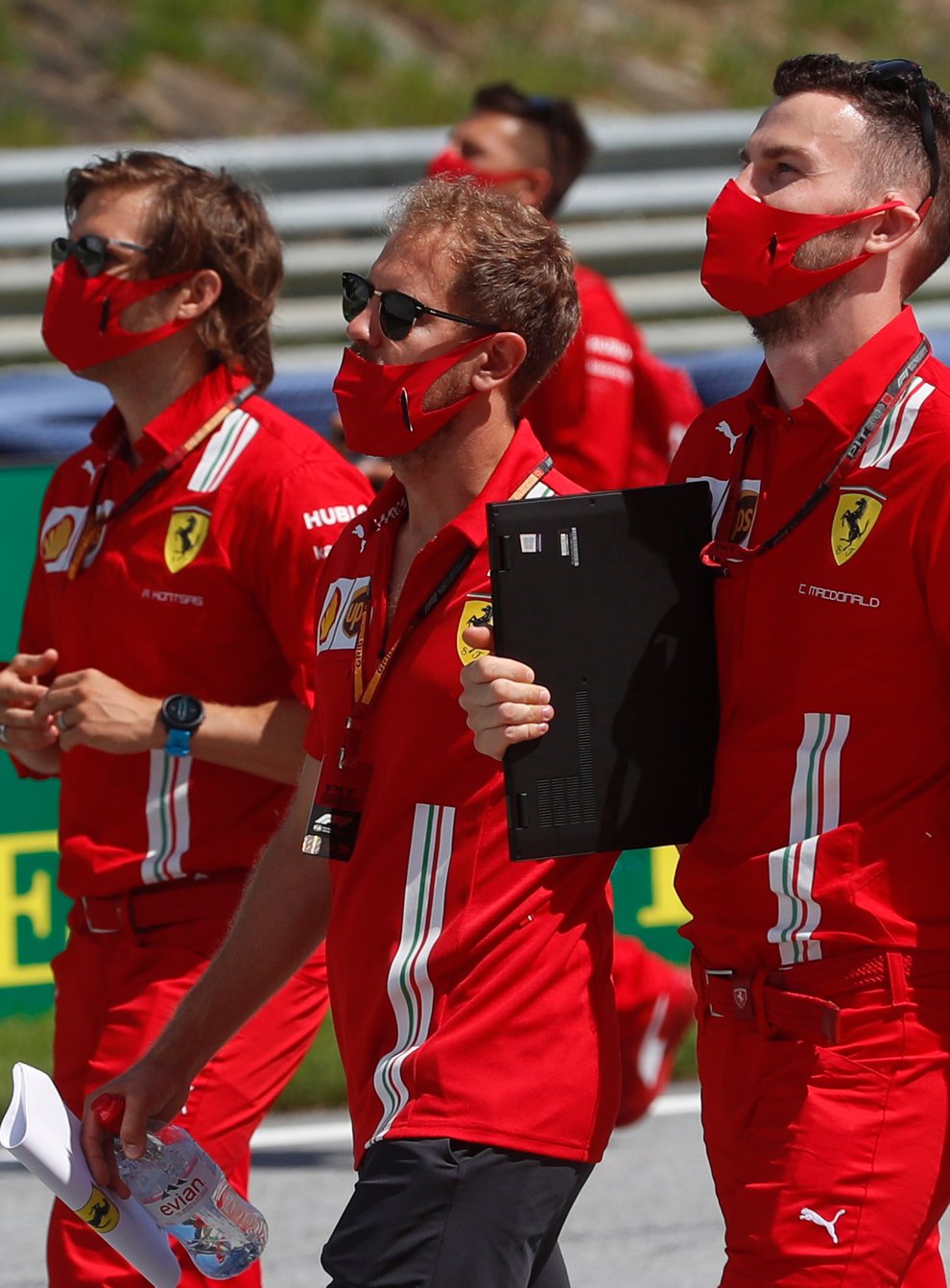 Drivers have been wearing masks in Austria