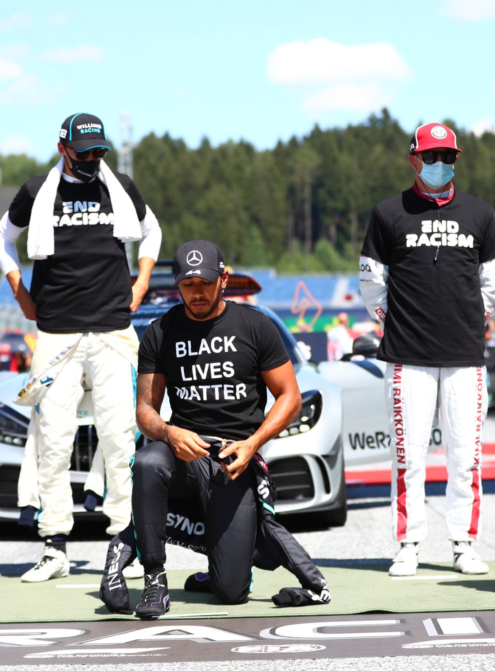 Lewis Hamilton has been given the green light to continue taking a knee
