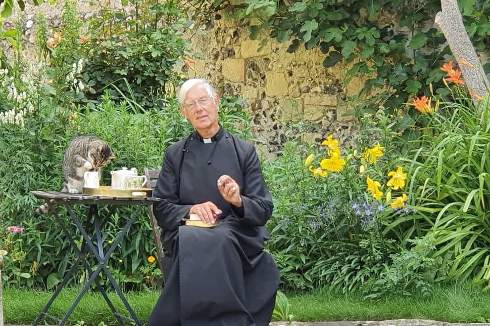 Cat at Canterbury Cathedral steals vicar's milk during virtual prayer