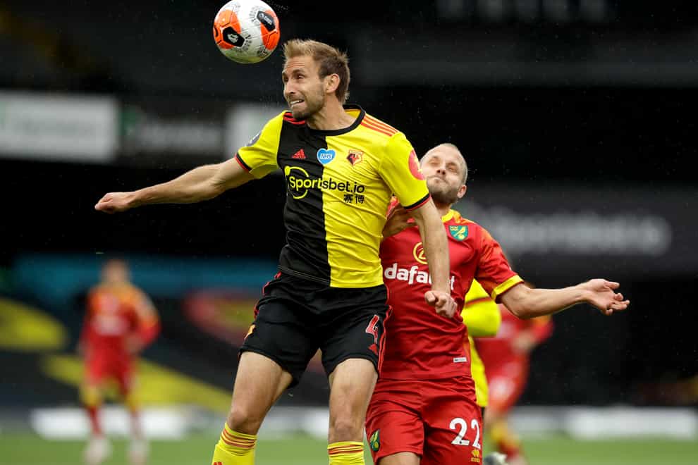 Craig Dawson's header levelled the score as Watford came from behind to beat Norwich