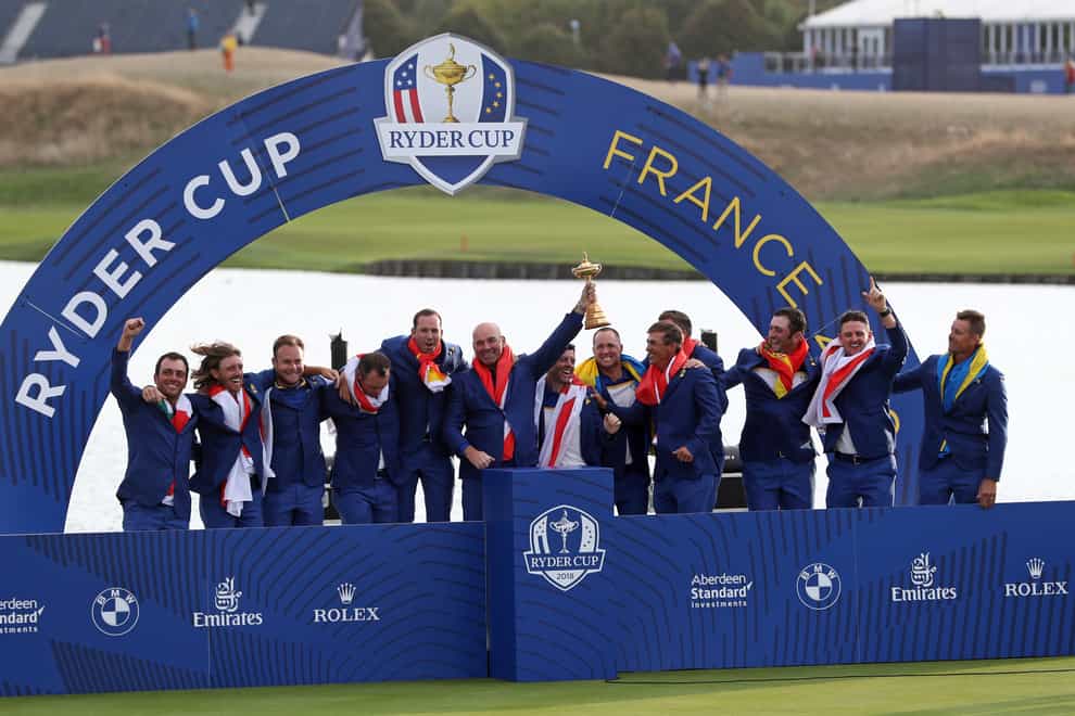 Europe will have to wait another year to defend their Ryder Cup title after the event was postponed for a year
