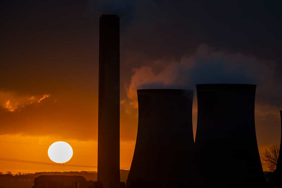 Emissions from human activity are pushing up temperatures (Peter Byrne/PA)