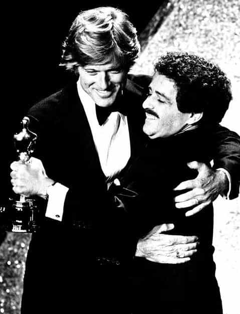 Ronald Schwary with Robert Redford who starred in and directed 'Ordinary People' 