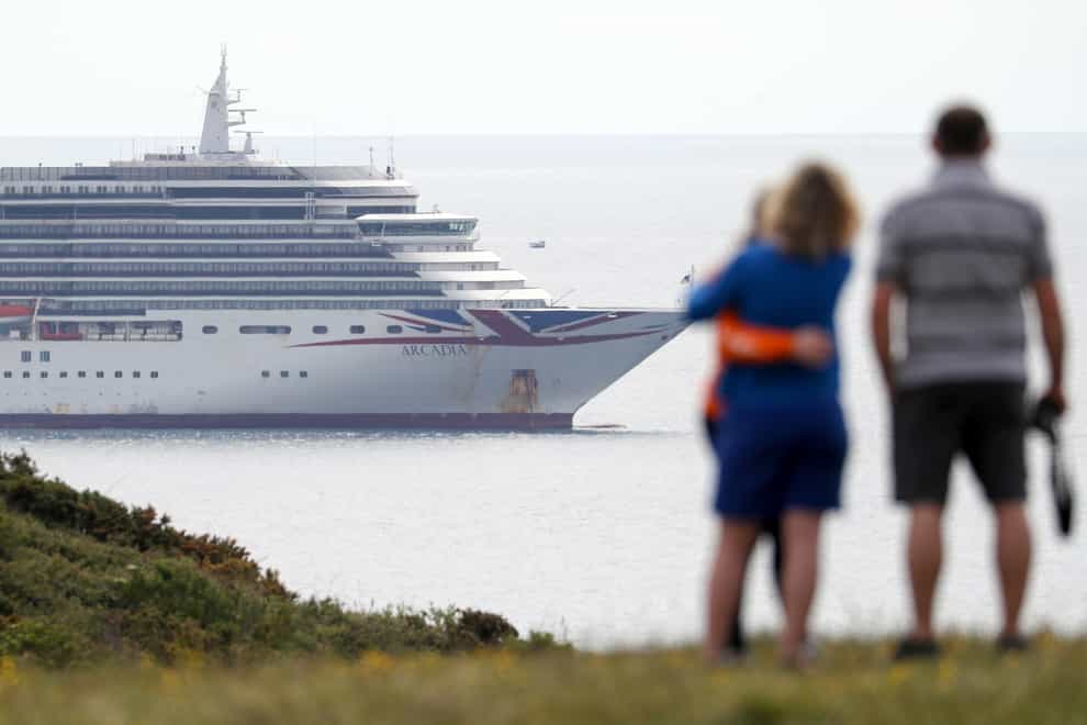 UK holidaymakers are being urged by the Government to avoid travelling on cruise ships (Andrew Matthews/PA)