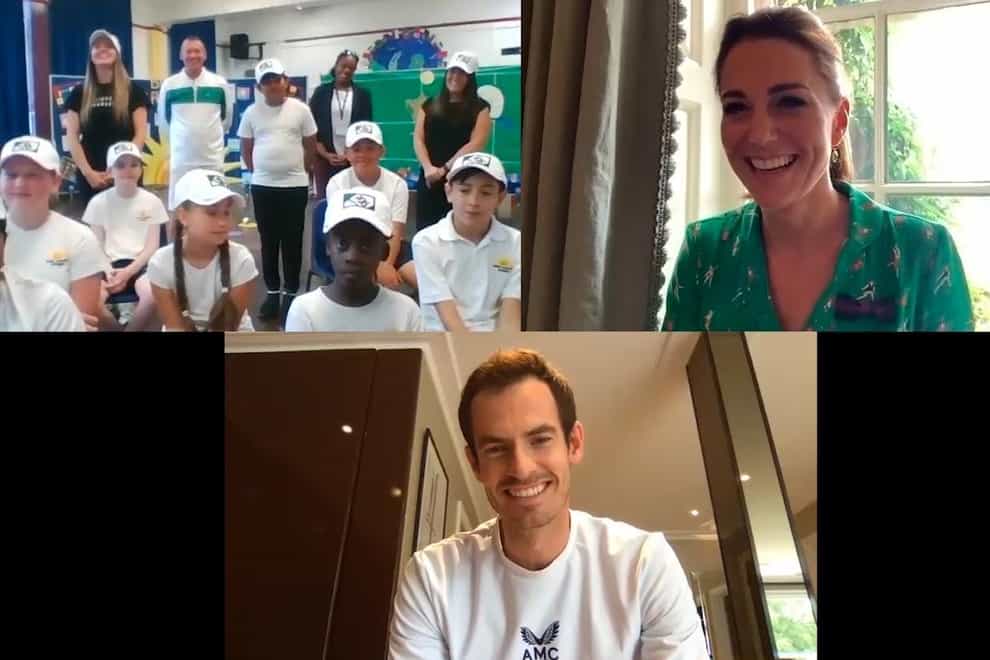 Sir Andy Murray makes a surprise appearance
