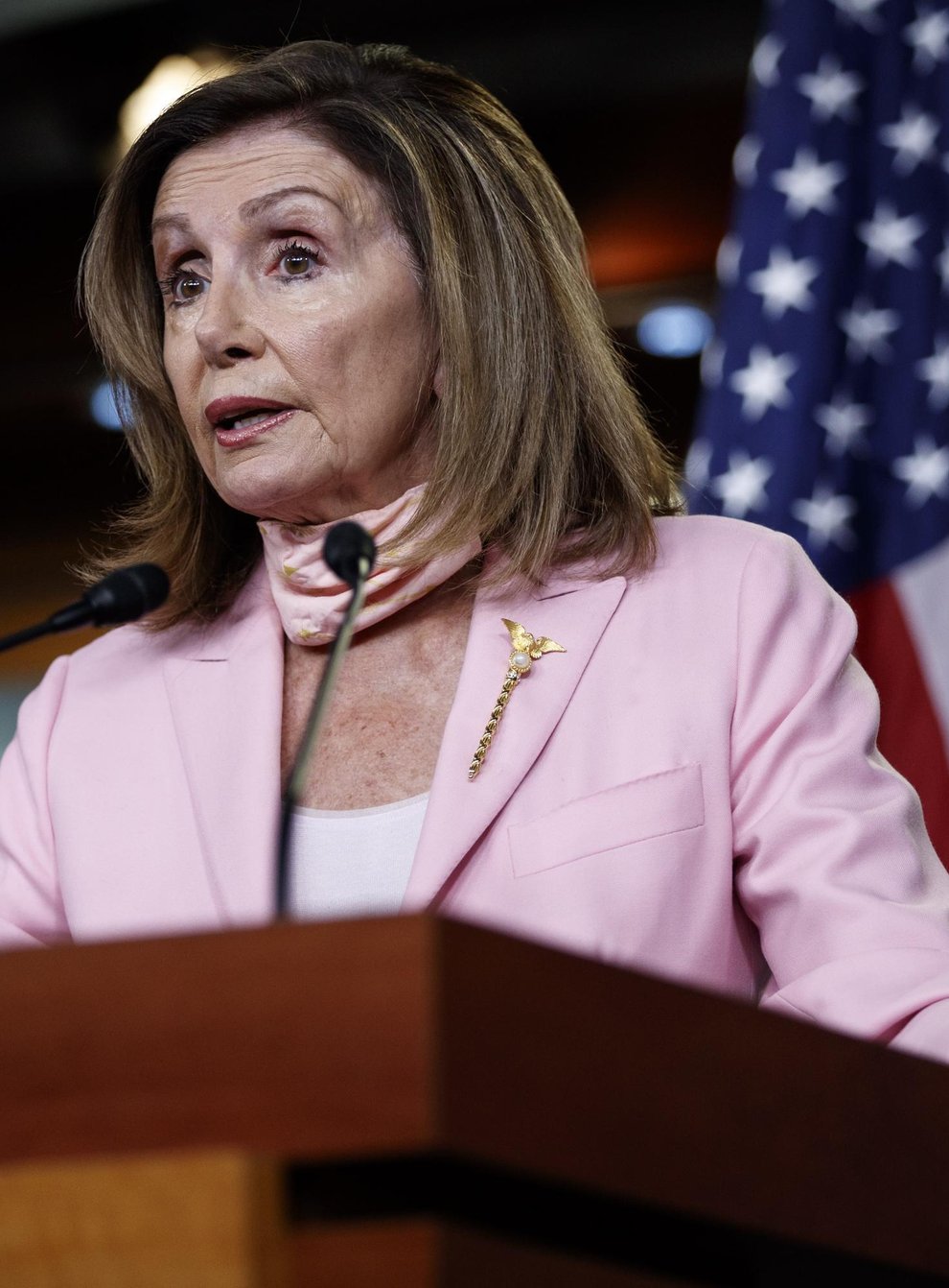 Pelosi has not condemned protesters