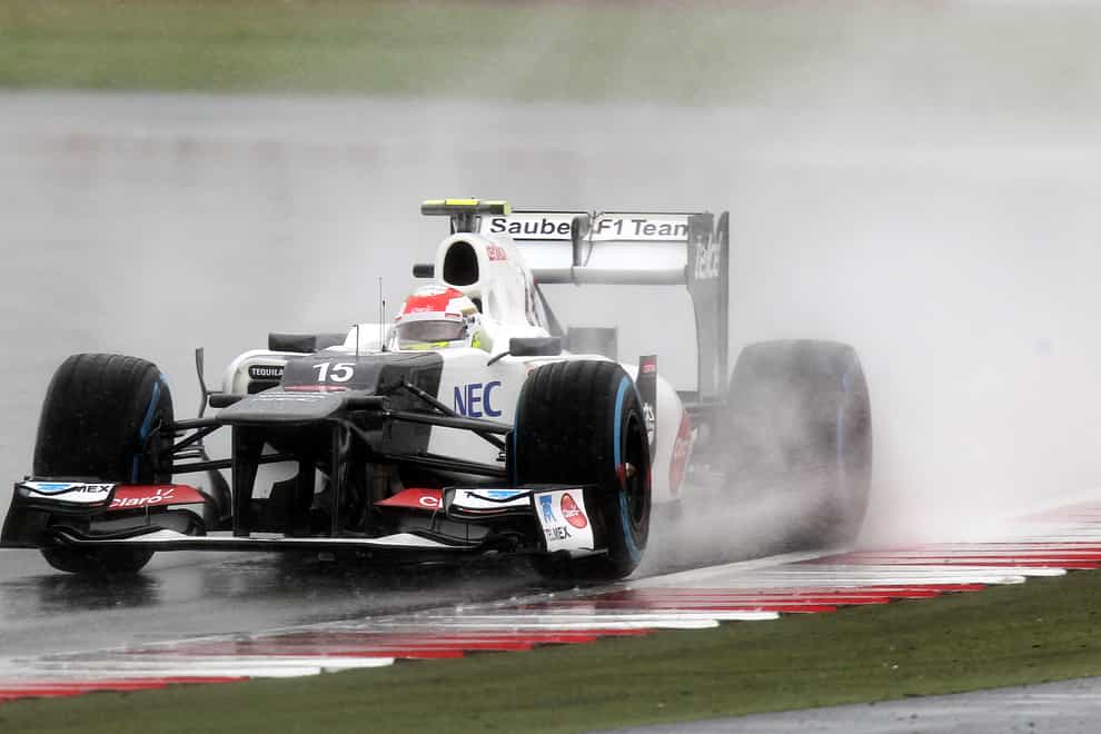 Rain has disrupted the second grand prix of the season