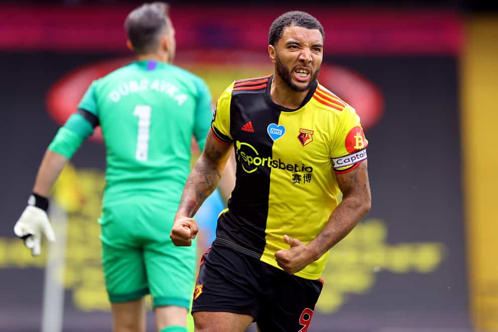 Troy Deeney beat Newcastle goalkeeper Martin Dubravka with two penalties to seal a Watford win on Saturday